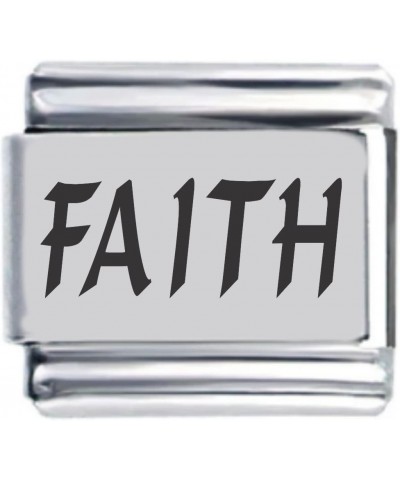 Faith Laser Italian Charm $7.17 Bracelets