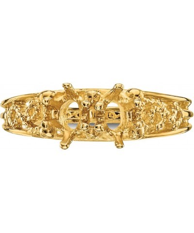 Solid 14k Yellow Gold 2 Stone Family Ring Mounting (no stones included) $80.70 Rings