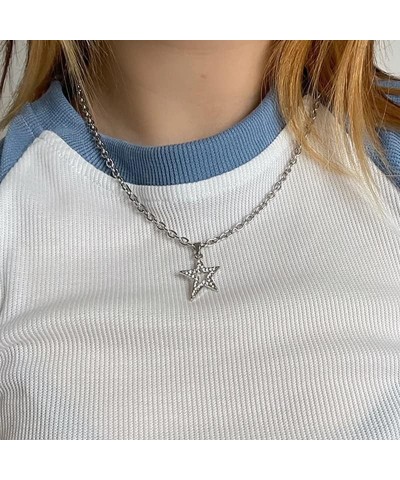 Y2k Necklace for Women Grunge Jewelry Emo Accessories Cute Necklaces Fairy Grunge Accessories A $7.79 Necklaces