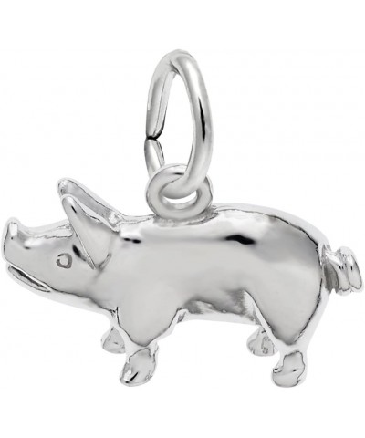 Pig Charm, Charms for Bracelets and Necklaces Sterling Silver $21.63 Bracelets