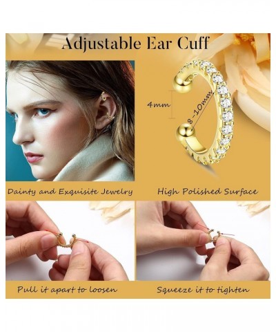 18Pcs Ear Cuff for Women Leaf Snake Helix Cartilage Cuff Clip On Wrap Earrings Huggie Adjustable Fake Earrings Nose Cuff Non ...