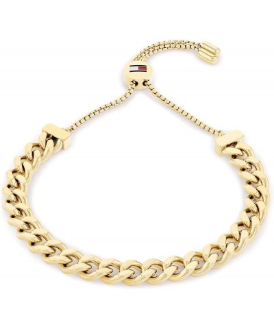 Women's Fashion Jewelry Sliding Chain Bracelet | Perfect for Special Occasions and Everyday Style Yellow Gold $35.26 Bracelets