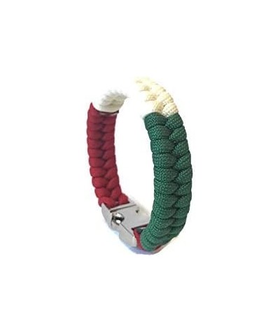 Italy Flag Mens & Women Paracord Bracelet Jewelry (Size 7.5) $15.00 Bracelets