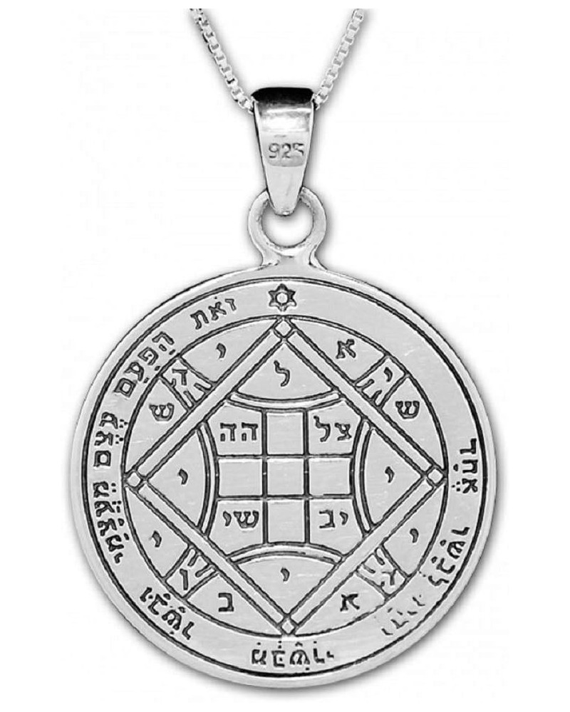 King Solomon Love Seal Pendant Kabbalah Amulet Silver 925 $43.80 Necklaces