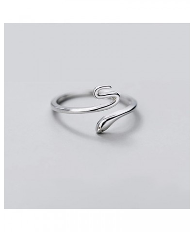 Celtic Knot Ring 925 Sterling Silver Open Middle Finger Knuckle Thumb Rings for Women Adjustable Size 4-7 Snake Ring $10.84 B...