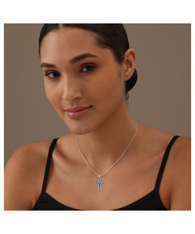 Charmsy Sterling Silver Jewelry Cross Pendant Necklace with Chain for Teen Women Antique Cross $17.99 Necklaces