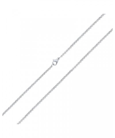 Thin 1MM Two Tone Twist Infinity or Diamond-Cut Rolo Cable Chain Necklace Silver Tone Stainless Steel For Women Teen 16 18 20...