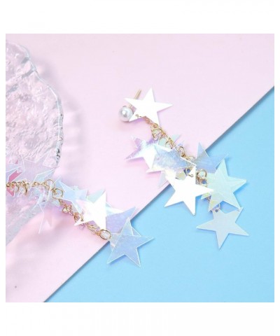 Star Earrings for Women Gold Star Tassel Earrings Star Dangle Earrings for Women Gifts for Girls star6 $8.84 Earrings