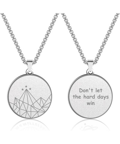 Inspired Necklace Gift Album Inspired Fans Gifts, Gift for Girls Boy Silver Mount $9.71 Necklaces