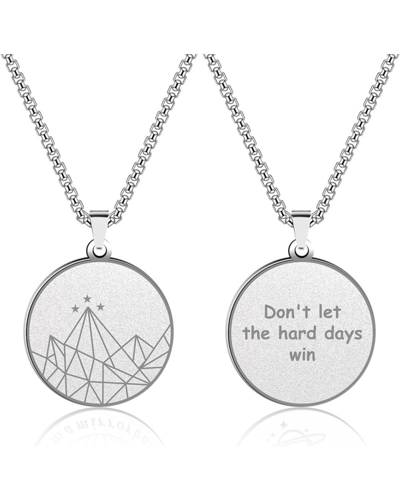 Inspired Necklace Gift Album Inspired Fans Gifts, Gift for Girls Boy Silver Mount $9.71 Necklaces