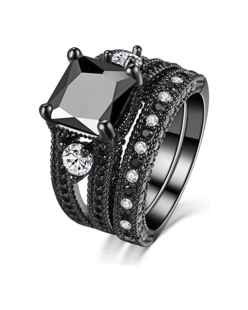 Stainless Steel Dragon Pattern Ring Silver Black1 $9.20 Rings