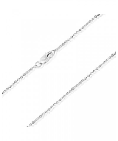 925 Sterling Silver 1mm Sparkle Paillette Chain Anklet For Women, Size 9", 10" and 11 Sterling Silver 11 Inches $8.95 Anklets