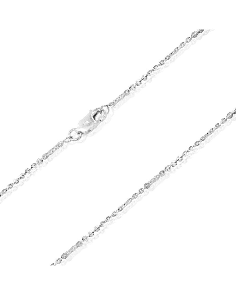 925 Sterling Silver 1mm Sparkle Paillette Chain Anklet For Women, Size 9", 10" and 11 Sterling Silver 11 Inches $8.95 Anklets