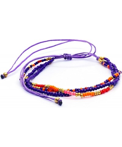 Beaded Bracelet, Friendship Bracelet, Waterproof Strings, can also be worn as an Anklet, Aesthetic Jewelry for Women and Teen...