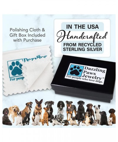 Sterling Silver Shetland Sheepdog Pendant, Body Pendant w/ 16" Box Chain $52.39 Necklaces