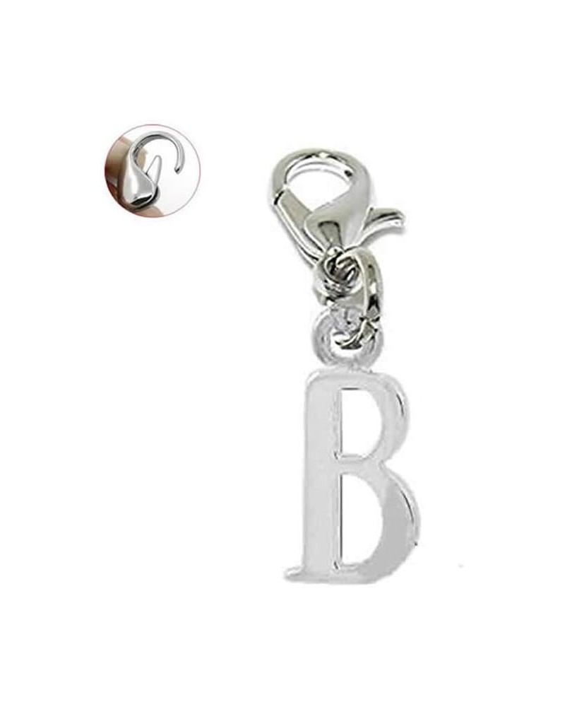 Dangling Letters Clip on Pendant Charm for Bracelet or Necklace Letter "B $7.94 Bracelets