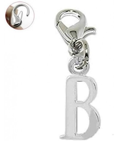 Dangling Letters Clip on Pendant Charm for Bracelet or Necklace Letter "B $7.94 Bracelets