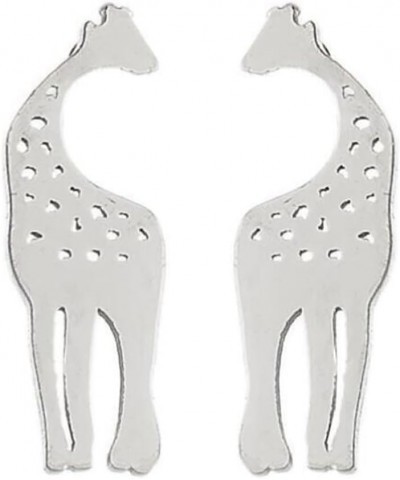 Elk Antlers Ear Crawler Earrings for Women Wrap Crawler Stud Earring Ear Cuffs Deer Animal Earrings Silver $6.71 Earrings