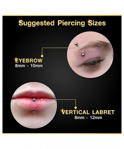 2PCS Surgical Steel Curved Barbell 16 gauge 5/16 8mm 3mm Crystal Ball Helix Earrings Eyebrow Piercing Jewelry See More Colors...