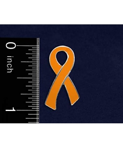 Leukemia Awareness Angel Orange Ribbon Awareness Pins(50 Pins) Flat Orange Ribbon Lapel Pin 5 $34.32 Others