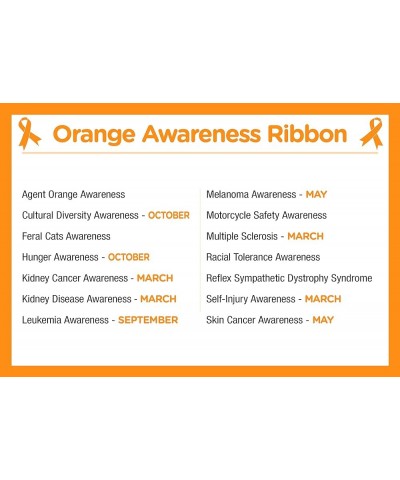 Leukemia Awareness Angel Orange Ribbon Awareness Pins(50 Pins) Flat Orange Ribbon Lapel Pin 5 $34.32 Others