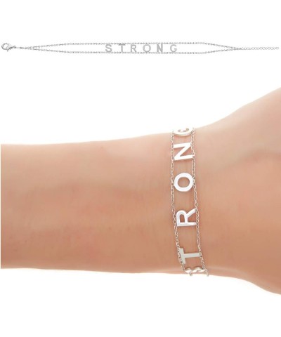 Empowered Strong Bracelet White $22.41 Bracelets