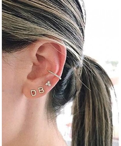 2Pcs Initial Earrings for Women Initial Stud Earrings for Girls 26 Alphabet Letter Initial Earrings b $8.24 Earrings