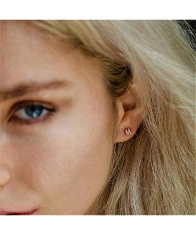 2Pcs Initial Earrings for Women Initial Stud Earrings for Girls 26 Alphabet Letter Initial Earrings b $8.24 Earrings