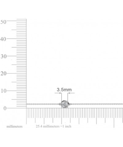 Round Lab Grown Diamond 0.16 ct Solitaire Station Minimalist Bracelet 14K Gold white-gold $166.32 Bracelets