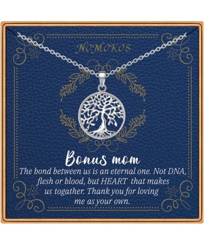 Tree of Life Necklace - 14K Whited Gold Plated Tree of Life Necklace | Gifts for Mom | Grandma Gifts | Bouns Mom Gifts | Neck...