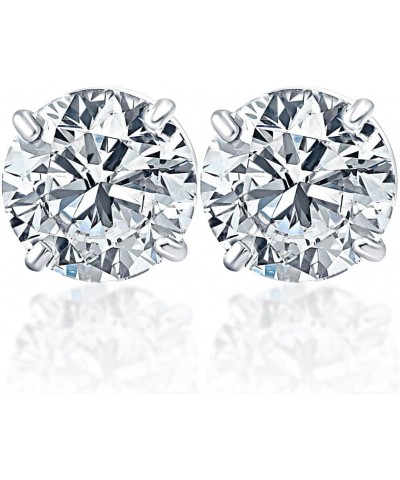 1 1/2Ct TW Diamond Studs in 14k White or Yellow Gold Lab Grown white-gold $212.10 Earrings