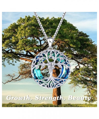 Tree of Life Necklace for Women: 925 Sterling Silver Tree of Life Pendant Butterfly Jewelry Gifts for Her Women Wife Mom Frie...