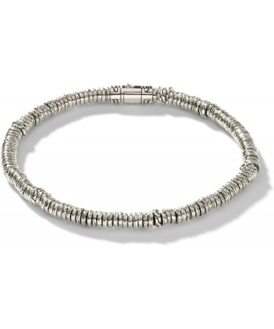 Classic Chain Heishi Bracelet Silver Small $200.00 Bracelets