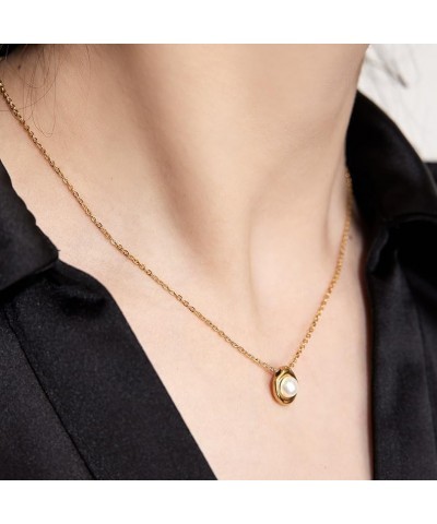 Women Gold Dianty Necklace Sun Crescent Moon Star Evil Eye Lock Lovely Heart Flower Butterfly Pearl Pendant Coin Necklaces 18...