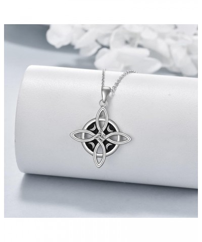 Celtic Necklace 925 Sterling Silver Tree of Life/Witches Knot/Claddagh/Peace Sign/Viking/Hamsa/Pentagram/Ankh Pendant Necklac...