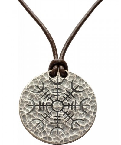 Silver Helm of Awe Coin Necklace - .999 Fine Silver - Aegishjalmur - Warrior's Stave Viking Coinage $24.09 Necklaces