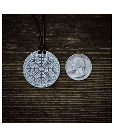 Silver Helm of Awe Coin Necklace - .999 Fine Silver - Aegishjalmur - Warrior's Stave Viking Coinage $24.09 Necklaces