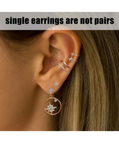 ?????? ???? ???????? ??? for Women Cartilage Stud Earrings 14K Gold Plated ?????????????? Earrings Gold Stud Earrings for ???...